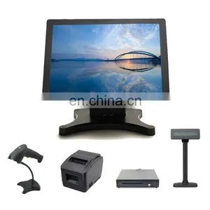 OSCAN-1500 15inch Window7 True Flat Touch Screen All In One Cash Register/POS Terminal/system Pos thumbnail-1