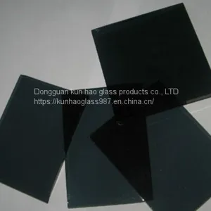 Kun Hao Professional Color Black Transparent Toughened Glass Decoration Processing thumbnail-1