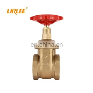 LIRLEE Durable Water Control Handwheel Stem Extension Bronze Kuningan Gate Valve thumbnail-3