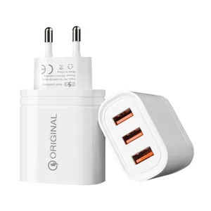 2022 Oem 20W Pd 3Port USB Charger Wall Chargers Adapter Phone Usb Wall Charger for Iphone 11 12 13 thumbnail-1