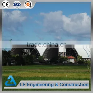 Prefabricated Steel Roof Frame Coal Shed thumbnail-1