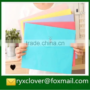 A4 Envelope Colorful Magic Tape File Bag With Customized Logo thumbnail-1