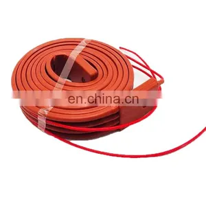 220V HVAC 15mm Width 430/450/480/530/550mm Band Heater Silicon Heater for Compressor Silicone Rubber Heaters thumbnail-1