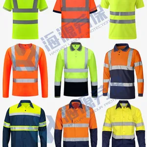 Reflective Vest Warning Security Safety Clothes Vest Road Traffic Group Fluorescent Coat Can be Printed thumbnail-5