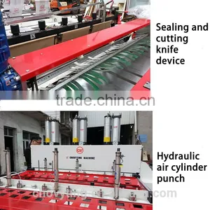 High Speed T-shirt Shopping Bag Fully Automatic Plastic Bag Making Machine Price thumbnail-4