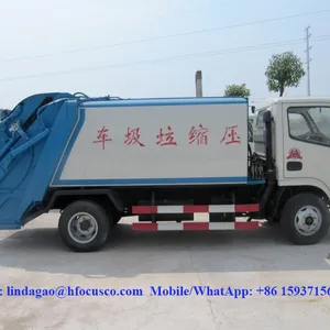 Garbage Compactor Trucks Series 4X2 Dongfeng 5CBM Garbage Compactor Trucks thumbnail-1
