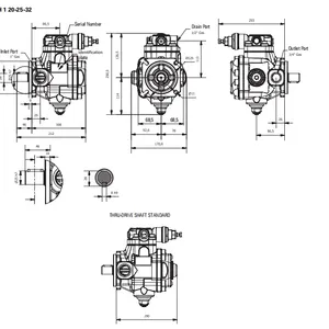 VVP1-16-RRM-30-CBK-10 VVP1-25 VANE PUMP EATON VICKERS thumbnail-3
