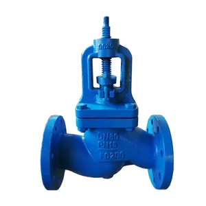 Reliable DIN Cast Iron Globe Valve With Brass Seat, PN16 Pressure Rating, DN50-250 thumbnail-1