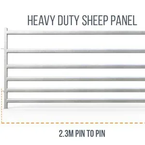 Heavy Duty Livestock Cattle Corral Fence Gate and Horse Round Pen Sheep Panels Farm Fence USA Metal Cattle Panel Fence thumbnail-2