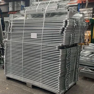 Durable 1.1m X 0.5m Galvanized Steel 6 Rail Sheep Gate With Handrail Livestock Equipment thumbnail-4