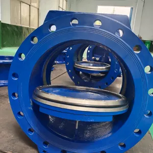 8'' PN16 Heavy Counterweight Tilting Disc Hydraulic Slowly Closed Check Valve Pump Outlet thumbnail-4