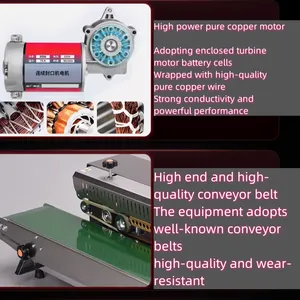 Continuous Plastic Film Bag Sealer for Food Packaqing Plastic & Film Bags thumbnail-2