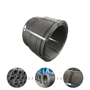 9.53mm 12.7mm Carbon Steel Wire PC Strand for Hollow Core Slab Metal Building Materials thumbnail-2