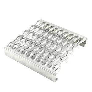 Customized and Galvanized Anti-skid Plate With Crocodile Mouth Metal Sheet for Safety Grating thumbnail-4