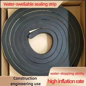 Rapid Sealing Water Swelling Rubber Waterstop Strip Anti Erosion Waterproof Strip for Underground Pipe Gallery thumbnail-4