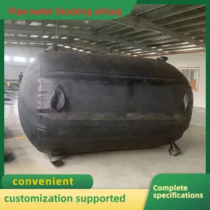 Neoprene CR Rubber Pipe Stopper Airbag Chemical Resistant Inflatable Pipeline Blocking Air Bag thumbnail-4