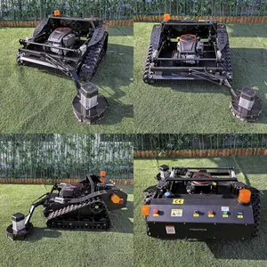 Slopes Orchards Roadsides Rough Terrain Adjustable Cutting Height Remote Robotic Controlled Lawn Mower Wholesale thumbnail-5