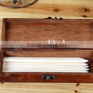 Antique Design Gift and Storage Use Wood Packaging Pen Box Small Wooden Boxes Wholesale Supplier's Choice thumbnail-2