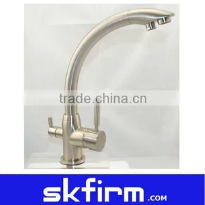Deck Mounted Three Way Tap Faucet Mixer thumbnail-1