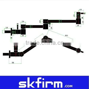 Stainless Pot Filler Wall Mount Stove Faucet thumbnail-1