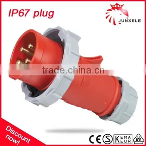 IP67 32A 400V 4P High End Type Industrial Plug thumbnail-1