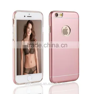 Wholesale High Quality Phone Case for Iphone 6/6 Plus,Dual Layer Outer Aluminum Cases + Inner TPU Cases Free Sample thumbnail-3