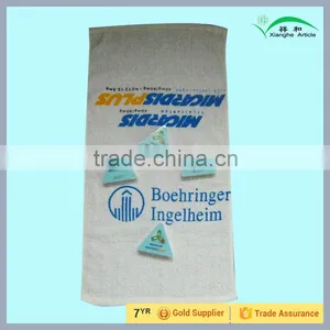 Compressed Triangle Shape Hand Towel With Silk Screen Print Logo thumbnail-1