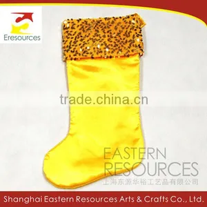 Satin Christmas Stocking With Sequin thumbnail-3