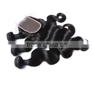 Endure 10 Inch Body Wave Brazilian Hair Weave With Top Lace Closure Supplier's Choice thumbnail-6