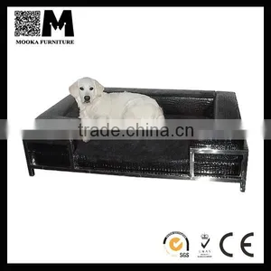 Good Design Pet Furniture Pet Sofa Easy to Clean PU Leather Philipp Plein Dog Bed thumbnail-1