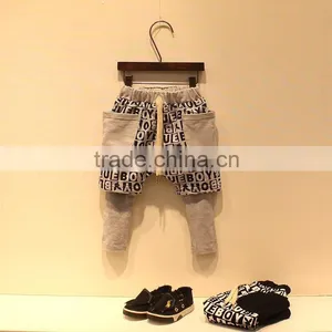2015 New Fashion Children's Boutique Cotton Pants High Quality Split Pants Boys Kids Pants thumbnail-2