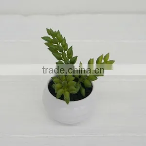 High Nature Decorative Artificial Plants Plastic Plants With Melamine Pot thumbnail-1