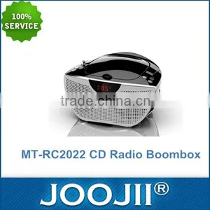 Hot Selling Boombox Portable CD Player FM Radio Stereo Speaker System With Aux-in Input, Factory Price CD Boombox Radio thumbnail-1