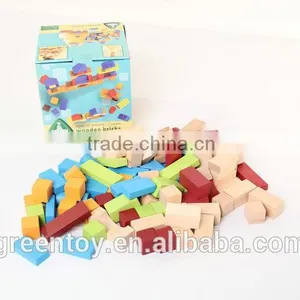 Wood Blocks Building Toy Educational Toys Wooden Castle thumbnail-4