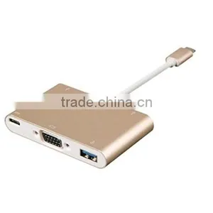 3 in 1 Multiport USB-C Type to HDMI/USB Type C/USB 3.0 Adapter thumbnail-1