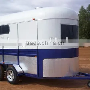 Use Hot Sale Horse Float Trailer Deluxe Model (2 Horse Trailer ) thumbnail-1