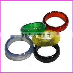 RG1036 Natural Agate Faceted Ring,Gemstone Ring,Fashion Ring thumbnail-1