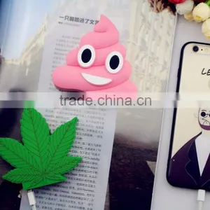 (Hot) Emoji Leaf Power Bank/Cartoon Leaf Power Charger/Cartoon Mobile Power thumbnail-1