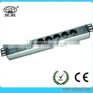 Rack Mount German Type 19'' PDU With Surge Protector thumbnail-1