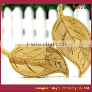 Leaf Shape 2015 Warehouse Wooden USB Flash Drive,Usb Disk thumbnail-1