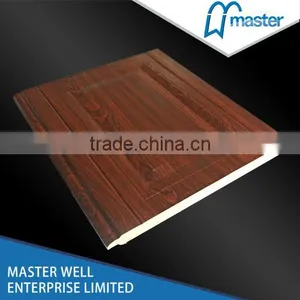 Automatic Residence Door Garage Panel With Wooden Grain Color thumbnail-5