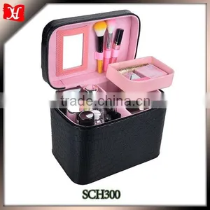 New Product Square Shape Make up Cosmetic Bags Factory Supplier in Shenzhen Quality Choice thumbnail-1