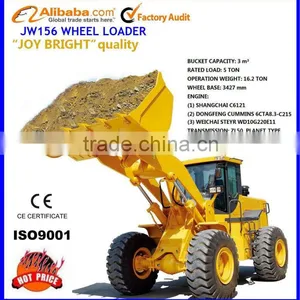 5ton Wheel Loader 4WD,CUMMINS ENGINE 215hp,joy Stick,cabin With A/C,CE,CAT Prove thumbnail-1