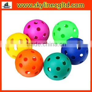 Wholesale PE Wiffle Ball/Practise Ball/Trainning Pickleball thumbnail-1