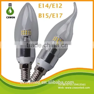 Hot Sale Indoor Led Candle Bulb, 3W Led Candle Bulb Lamps, E14 Led Candle Bulb Light thumbnail-1