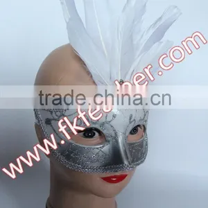 Wholesale Party Mask Masquerade Mask Goose Feather Mask For Carnival thumbnail-6