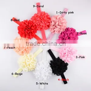 Hot-sales Large Flower Headband Toddler Sunshine Flower Headband Baby Big Flower Hair Band Wh-1746 thumbnail-2