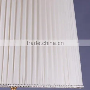 Pottery and Fabric White Table Lamp thumbnail-2