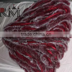 Hat Accessories Rabbit Fur Strips for Hood Rabbit Strips thumbnail-1