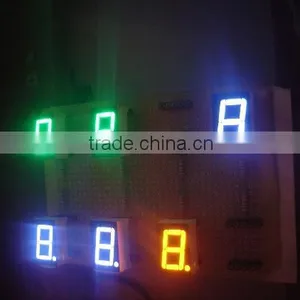 1 Digit Seven Segment Display Blue Color Led Number Display for Letter thumbnail-1